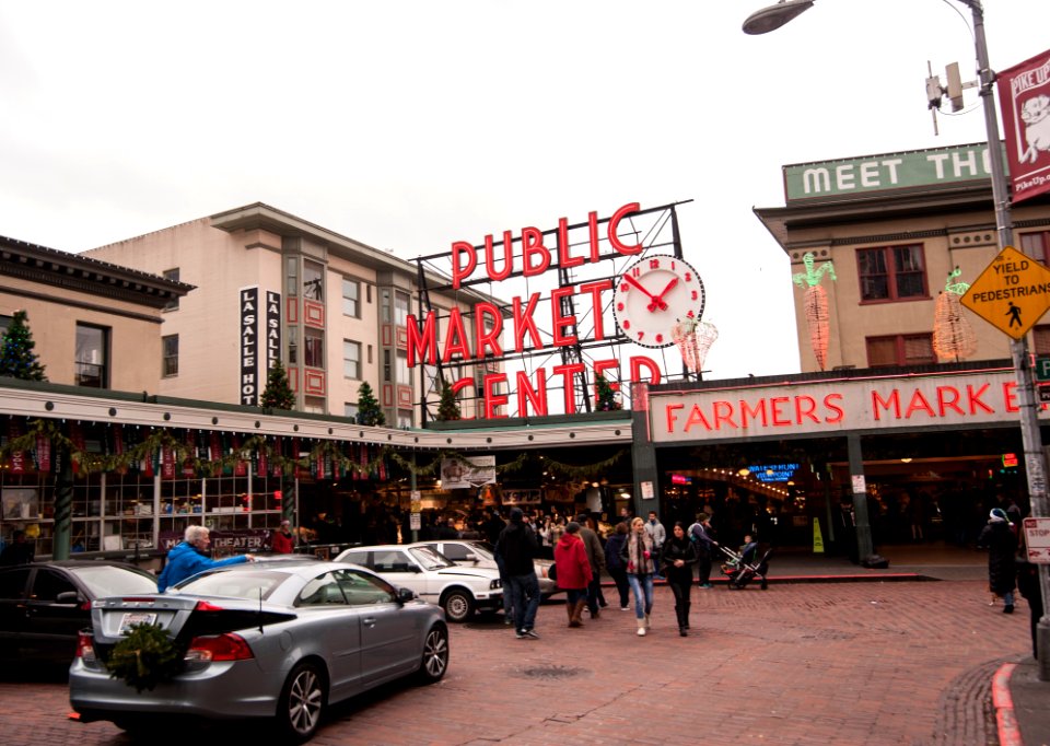Pike Market Place in Seattle, Washington.