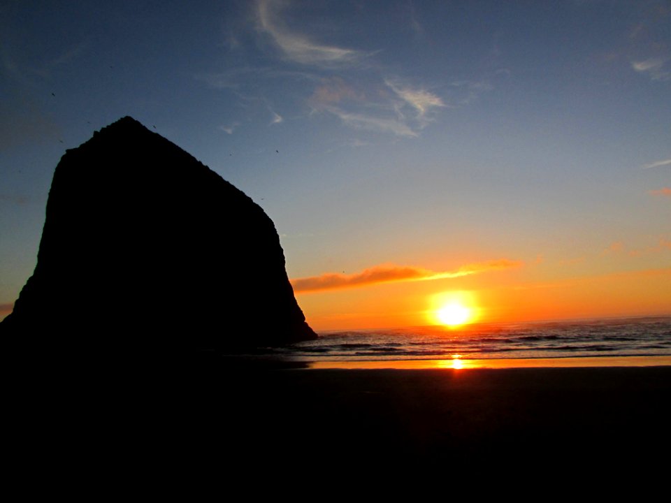 Cannon Beach at Pacific Coast in OR