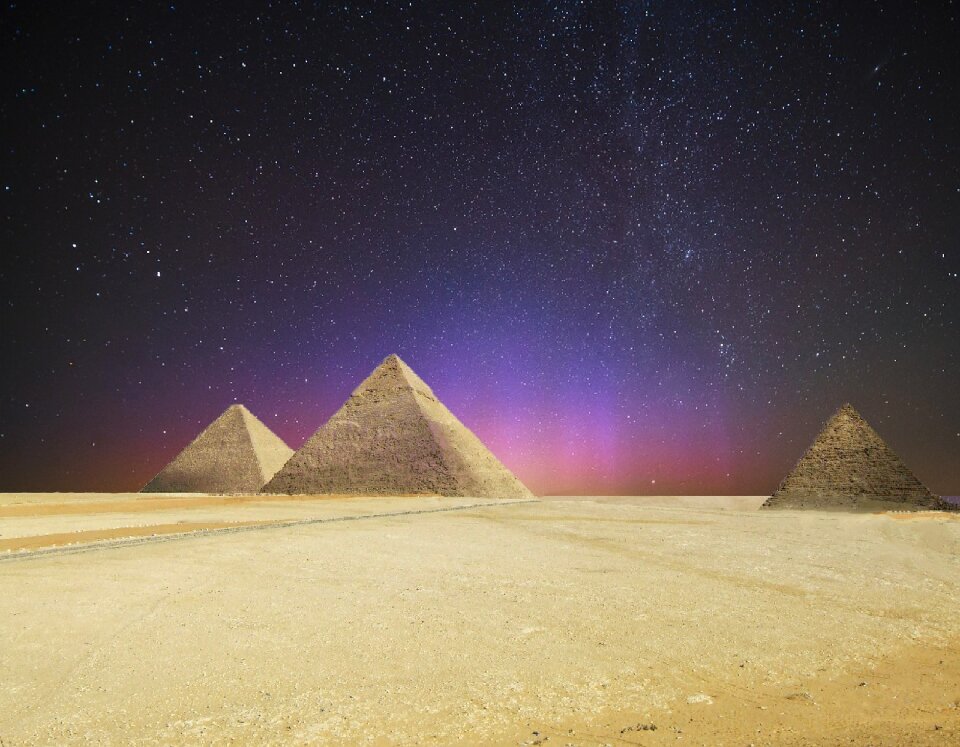 Egypt starry sky sky