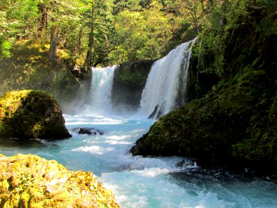 Spirit Falls Trail on Little White Salmon River in WA