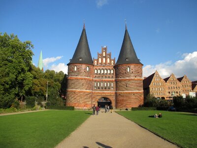 Landmark city gate hanseatic city