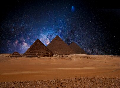 Egypt starry sky sky