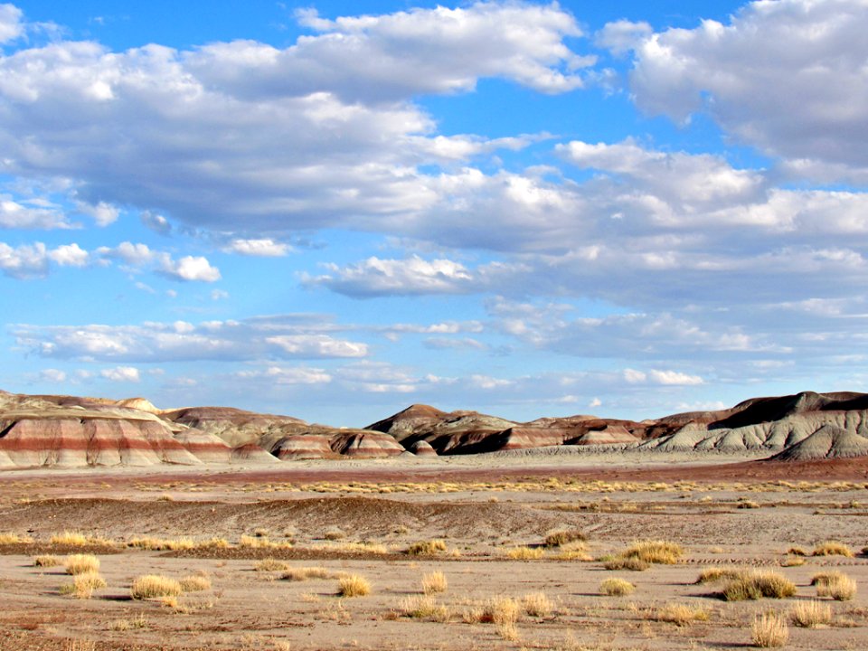 Blue Mesa at Petrified Forest NP in Arizona