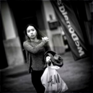 Girl with Earrings photo