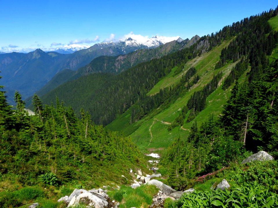 Hidden Lake Trail at North Cascades NP in WA
