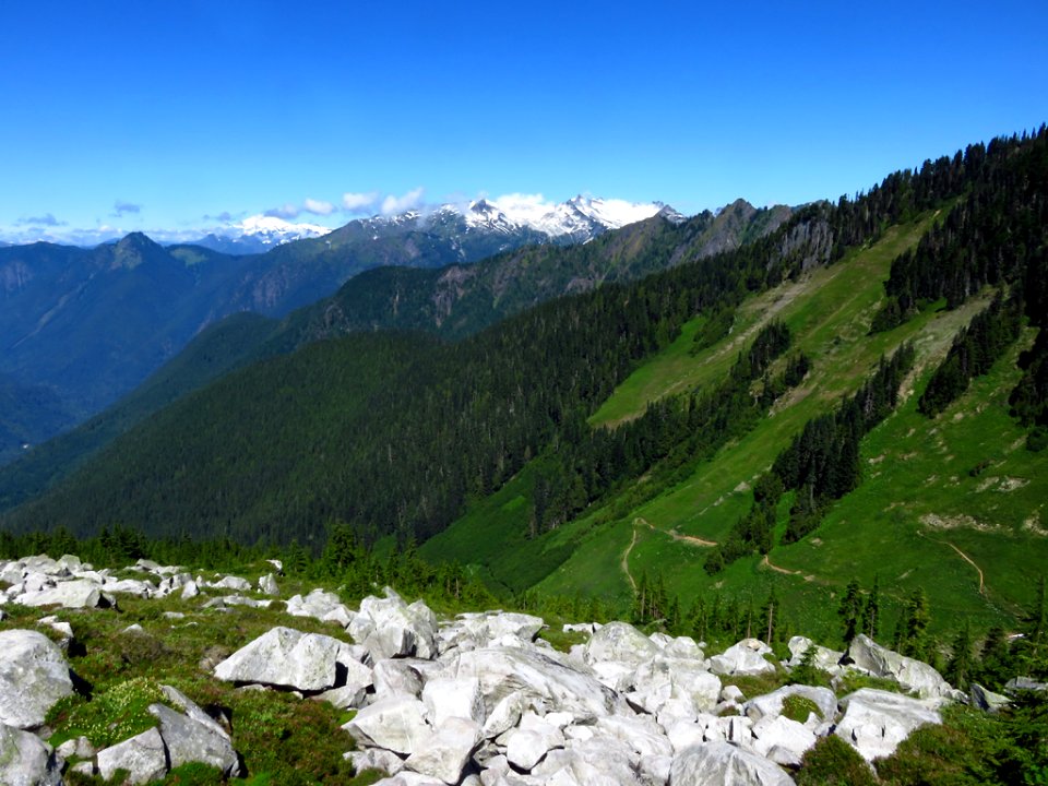 Hidden Lake Trail at North Cascades NP in WA