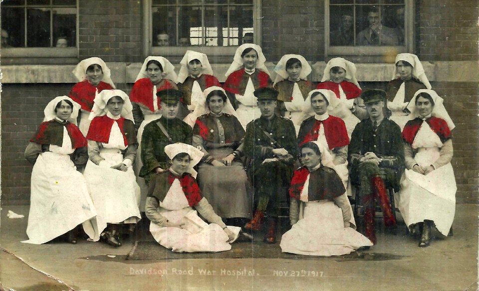 Davidson Road War Hospital, Croydon, London, England - Nov 27th, 1917