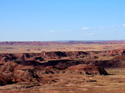 Painted Desert at Petrified Forest NP in Arizona photo