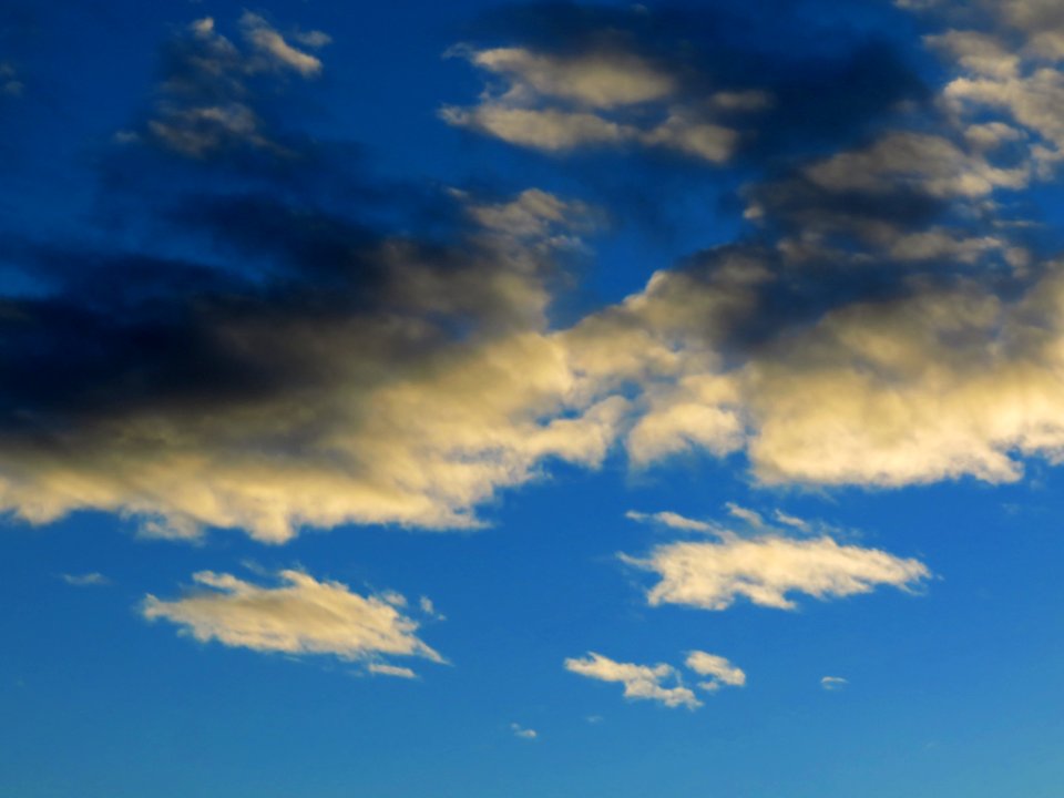 Clouds at Columbia River in Vancouver, WA