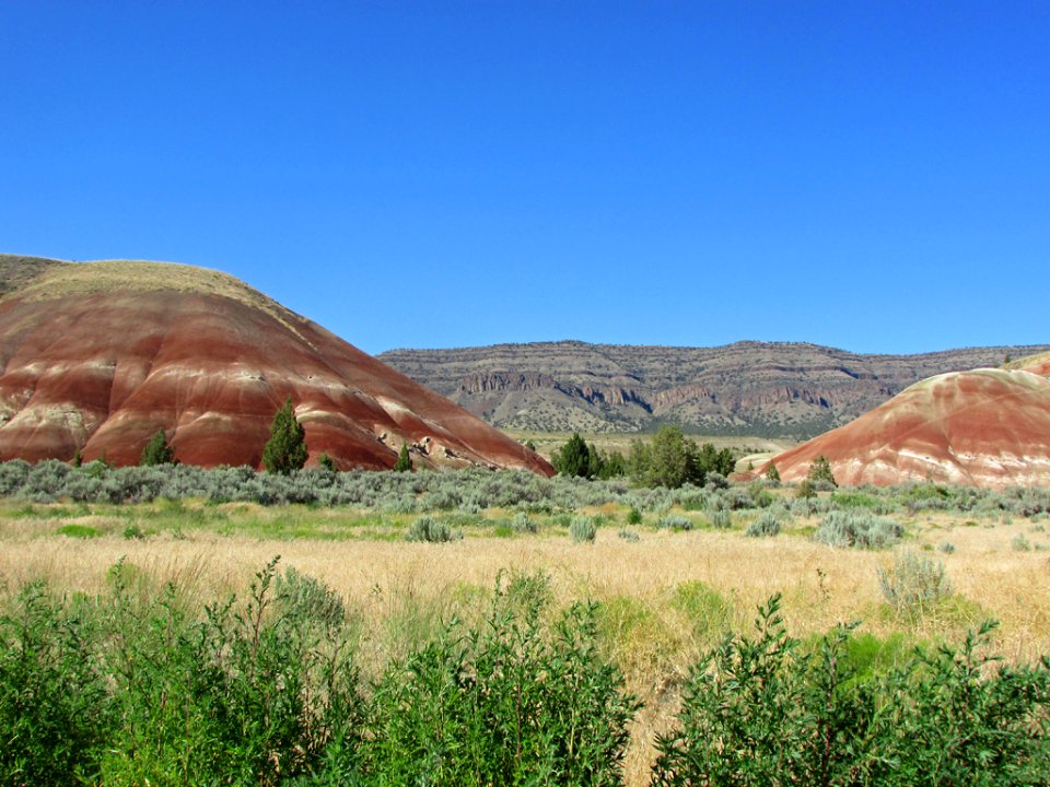 Painted Hills Unit at John Day Fossil Beds NM in OR
