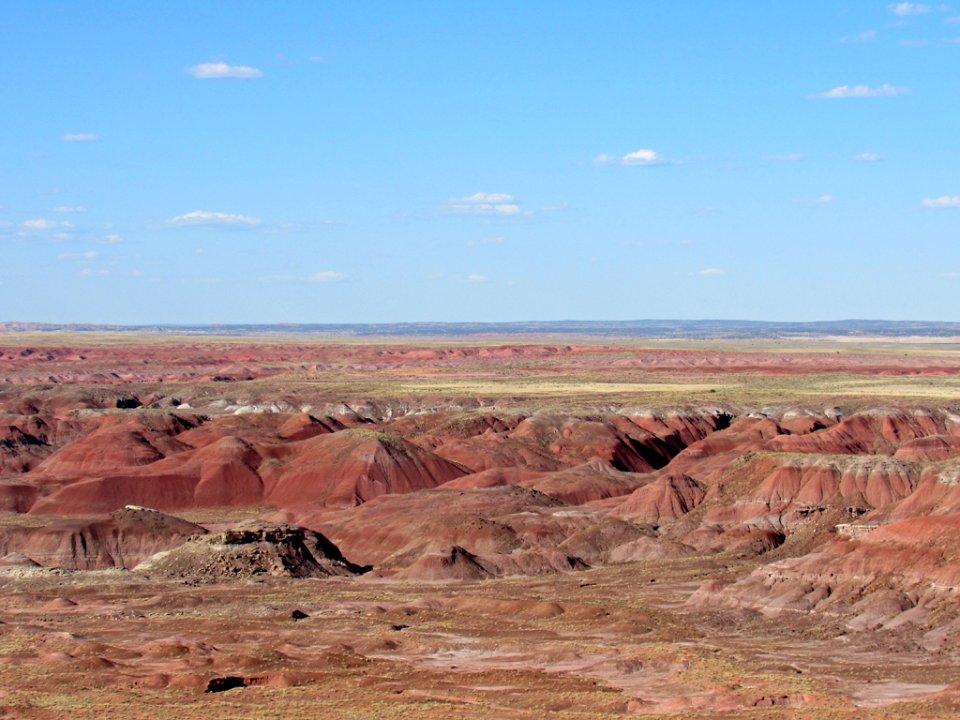 Painted Desert at Petrified Forest NP in Arizona photo