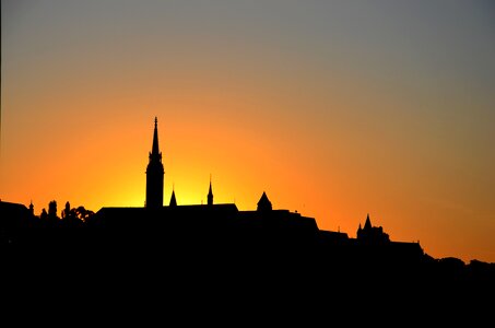 Monument city sunset photo