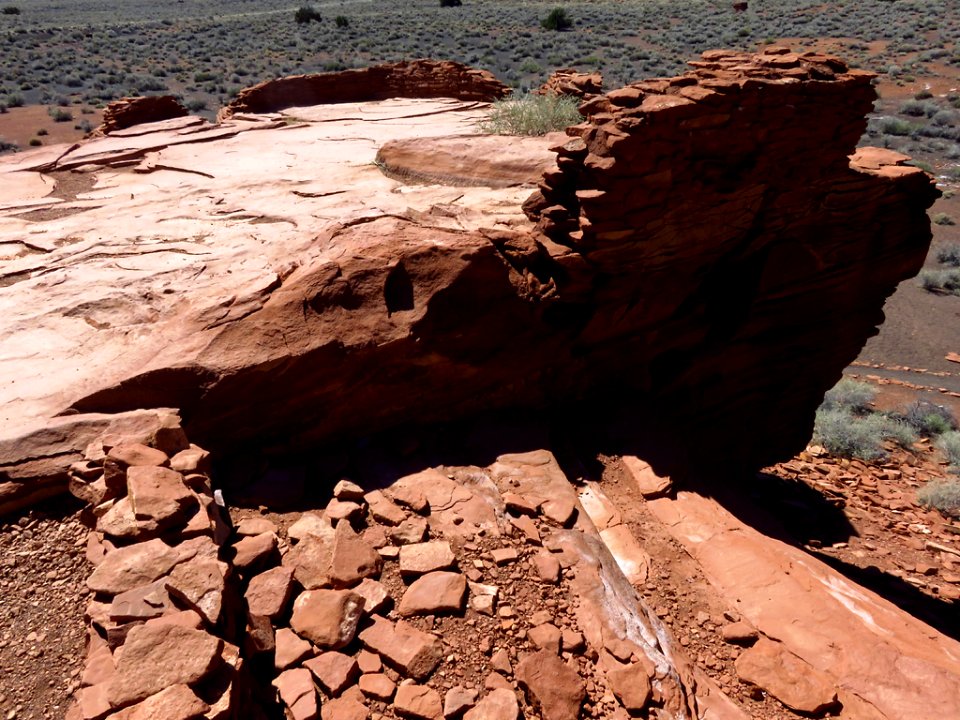 Wukoki Pueblo Ruin at Wupatki NM in AZ