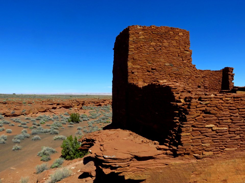 Wukoki Pueblo Ruin at Wupatki NM in AZ
