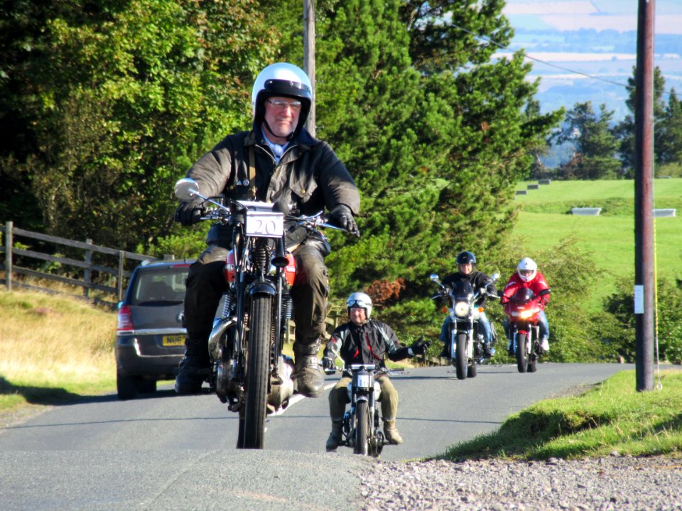 Beamish TT 2016 Bike just before first checkpoint