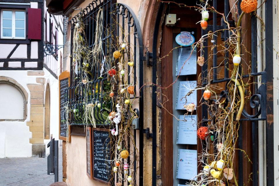 Easter eggs in Colmar, France