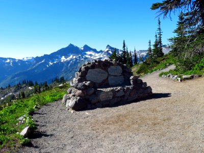 Skyline Trail at Mt. Rainier NP in WA