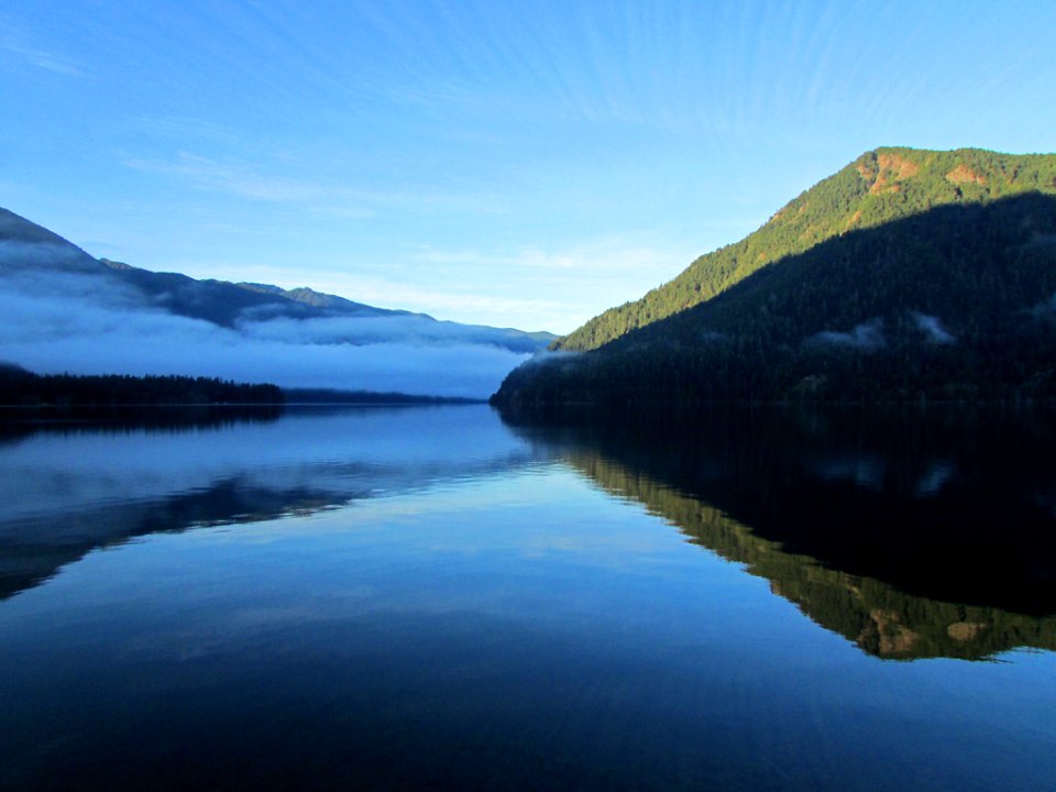 Lake Crescent at Olympic NP in WA