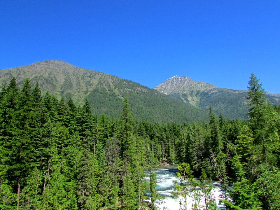 Flathead River at Glacier NP in MT