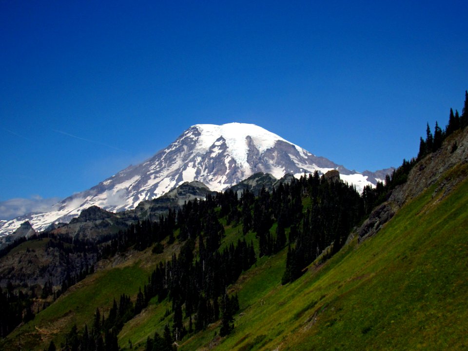 Mt. Rainier at Tatoosh Wilderness in WA