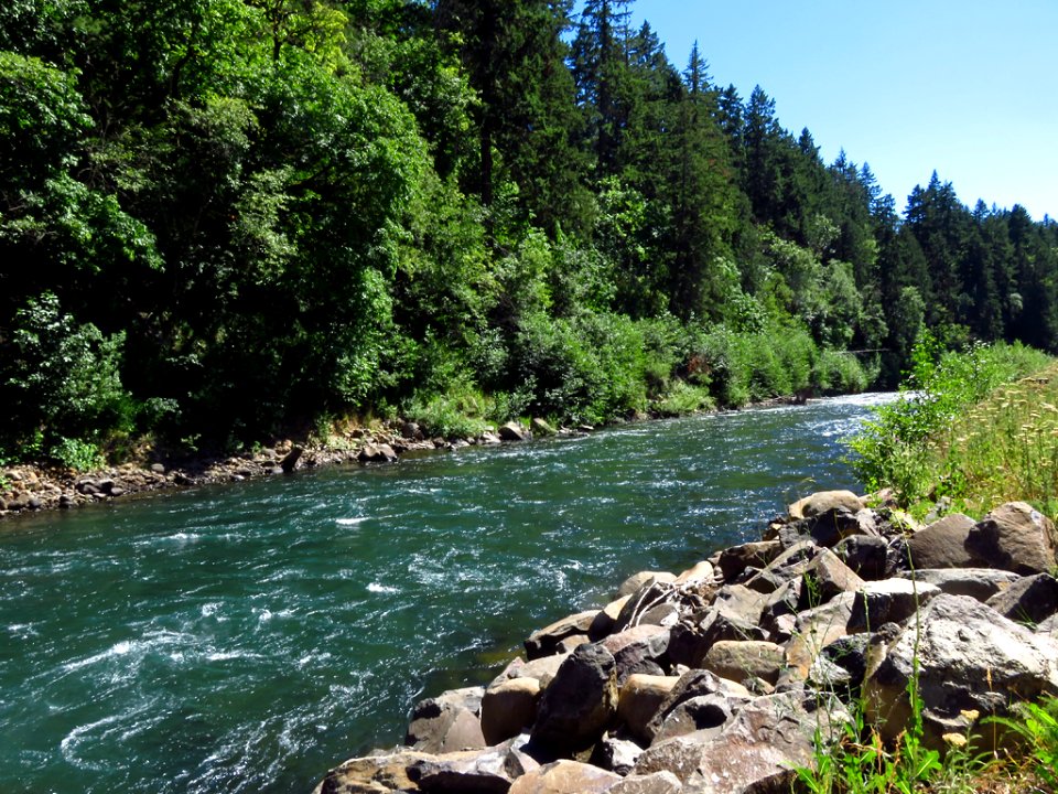 White Salmon River at Mt. Adams Wilderness in WA