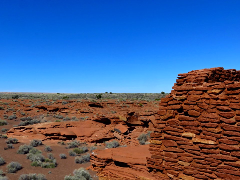 Wukoki Pueblo Ruin at Wupatki NM in AZ