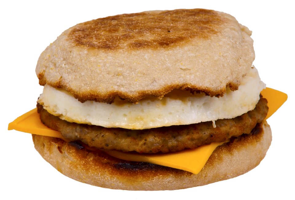 Egg cheese muffin photo