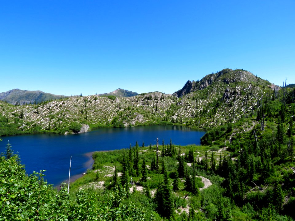 Panhandle Lake at Mt. Margaret Backcountry in WA