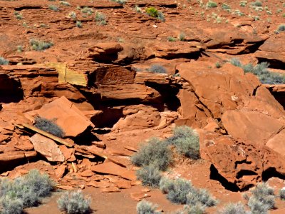 Wukoki Pueblo Ruin at Wupatki NM in AZ