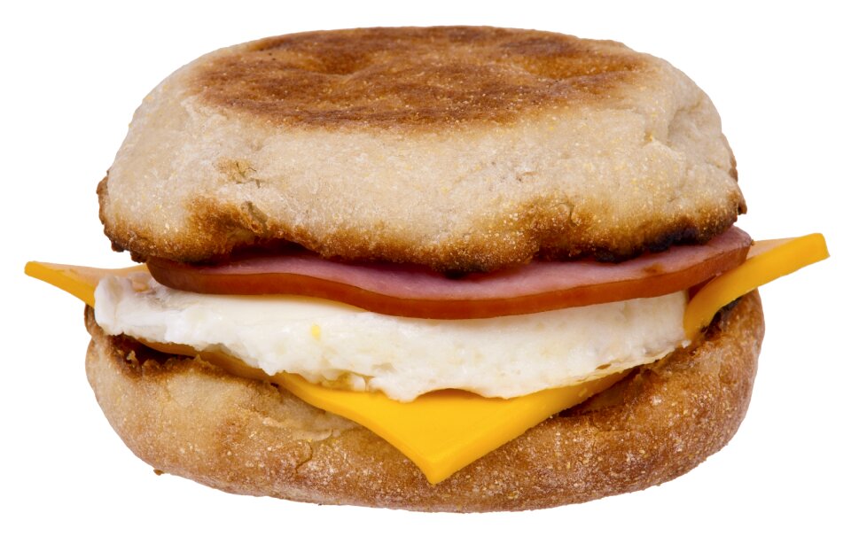 Egg cheese muffin photo