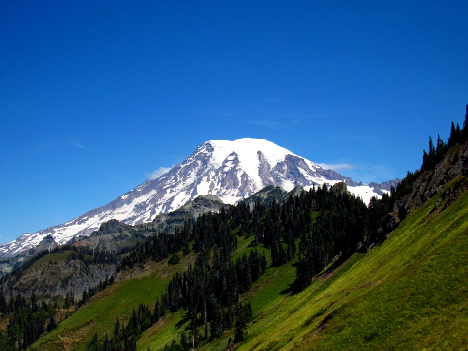 Mt. Rainier at Tatoosh Wilderness in WA