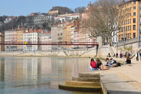 Saône river bridge