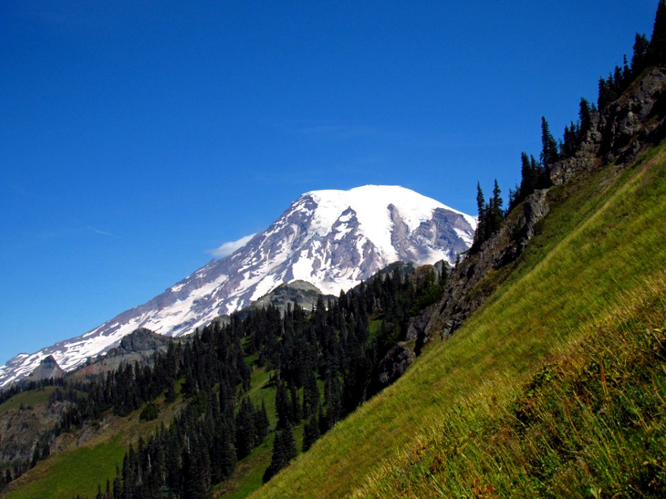 Mt. Rainier at Tatoosh Wilderness in WA