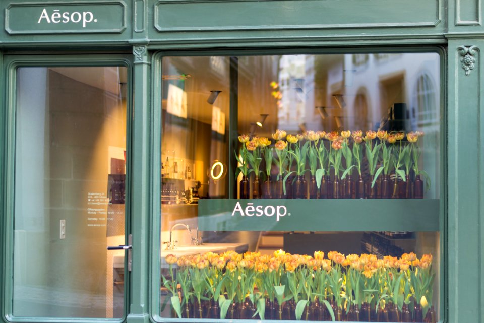 Aesop flower shop in Basel