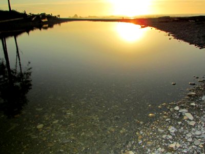 Sunset at Ruby Beach at Olympic NP in WA