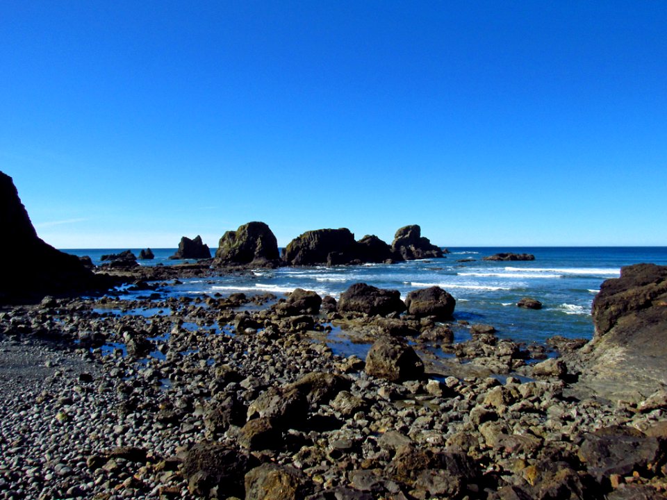 Low Tide at Pacific Coast in OR