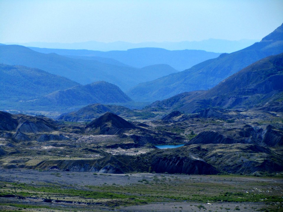 View from Windy Ridge by Mt. St. Helens in Washington