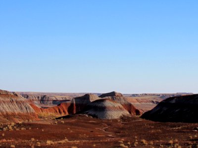 Blue Mesa at Petrified Forest NP in Arizona photo