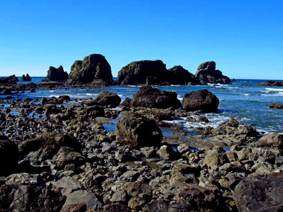 Low Tide at Pacific Coast in OR