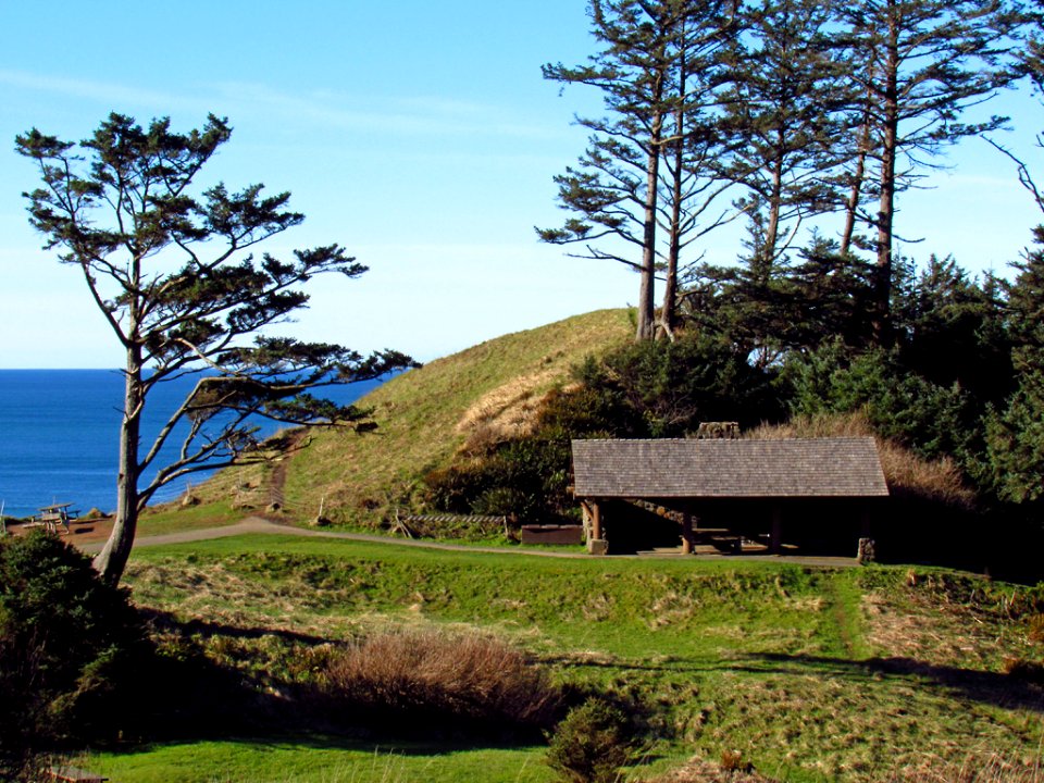 Ecola State Park at Pacific Coast in OR
