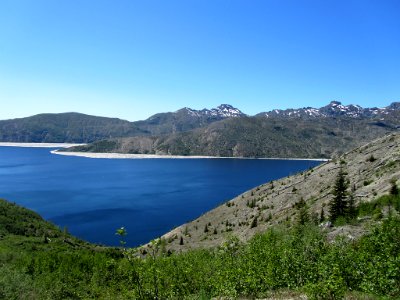 Spirit Lake at Windy Ridge by Mt. St. Helens in Washington photo