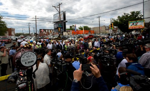 Member Sumwalt briefs the media on Amtrak Train #188 Derailment in Philadelphia, PA