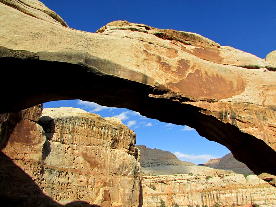Hickman Natural Bridge at Capitol Reef NP in Utah