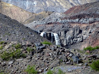 Loowit Falls Trail at Mt. St. Helens NM in WA photo