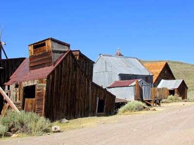 Standard Mine at Bodie Ghost Town in CA photo
