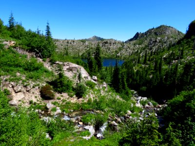 Panhandle Lake at Mt. Margaret Backcountry in WA