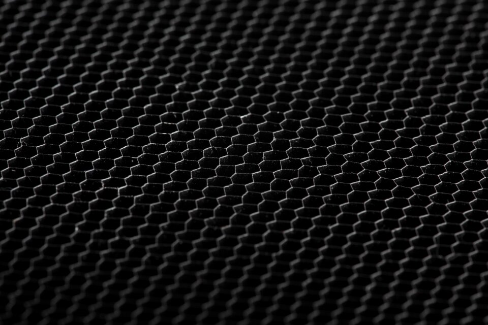 Macro iron closeup