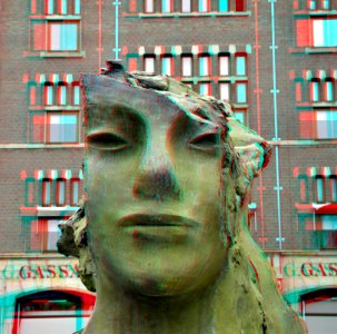Rokin-fontein Amsterdam 3D
