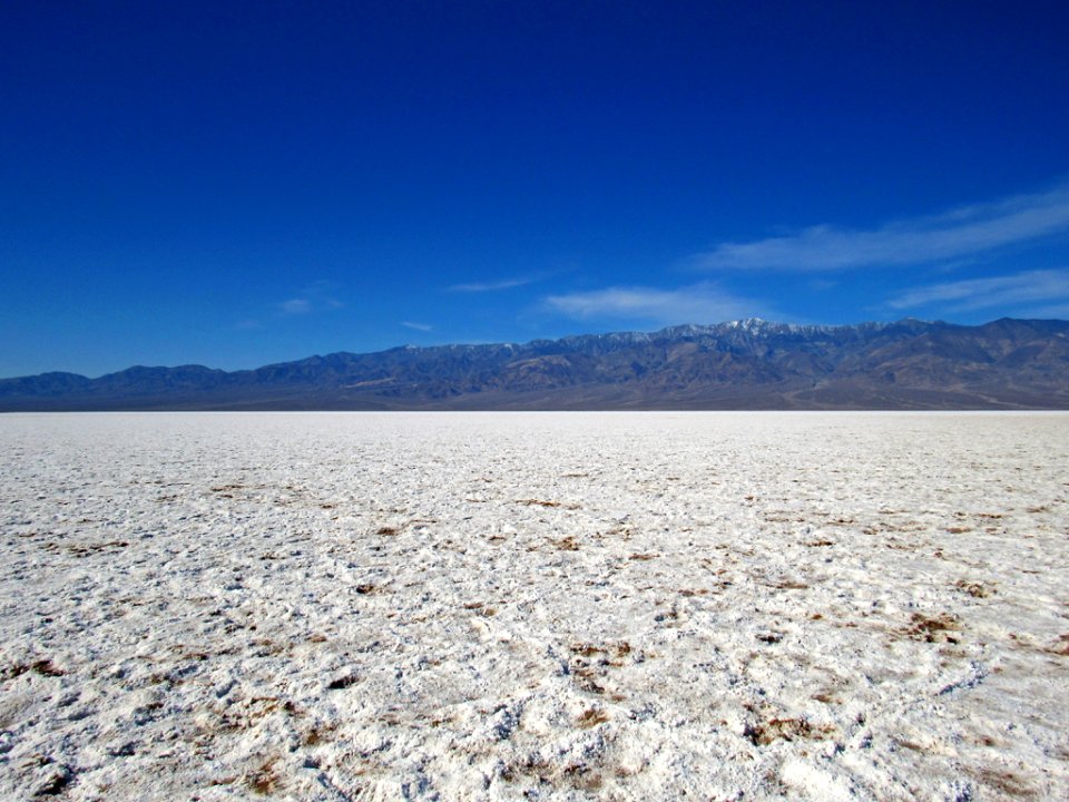 Badwater Basin at Death Valley NP in CA