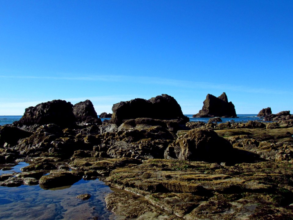 Low Tide at Pacific Coast in OR